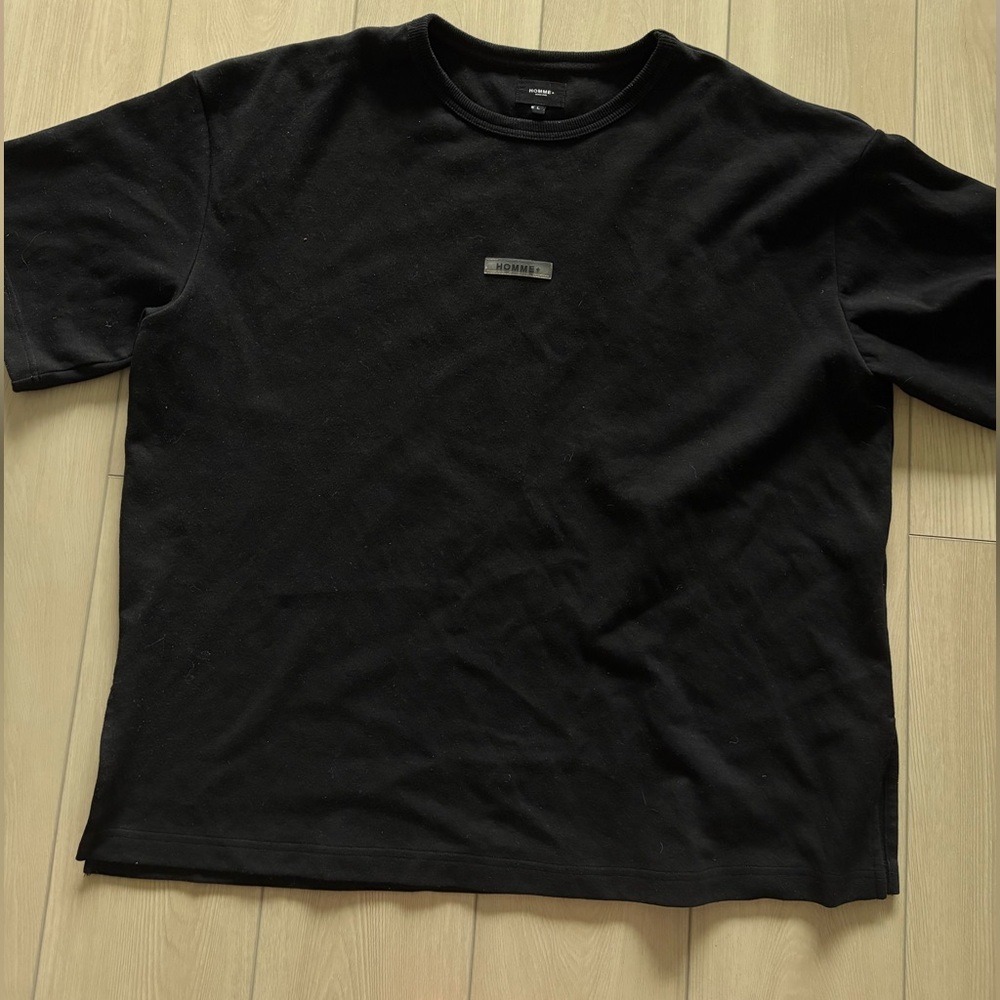Homme Essential Black Short Sleeve Men’s Shirt